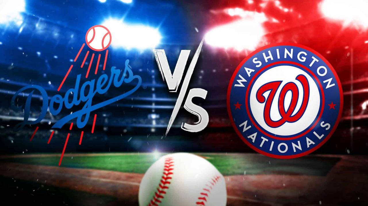 Dodgers vs nationals prediction